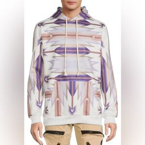 American Stitch Geometric Hoodie, sz S